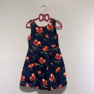 Janie and Jack Blue and Orange A-Line Sundress